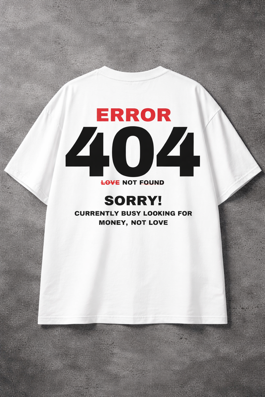 ERROR 404 Oversized T-Shirt